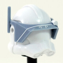 Detail White Print Sand Blue Visor- CAC Custom Headgear Accessory Clone Army Customs