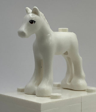 Horse with Dark Orange Eyes and 2 Black Eyelashes LEGO® Animals LEGO®