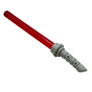 Star Wars Slightly Curved Lightsaber (Ahsoka & Ventress), Blade and Hilt, Part# 30374 + 61199 Part LEGO® Red