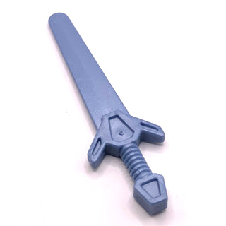 Minifigure, Weapon Sword, Greatsword Angular, Part# 48495 Part LEGO® Pearl Sand Blue