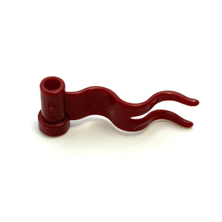 Flag 4x1 Wave Left, Part# 4495a Part LEGO® Dark Red