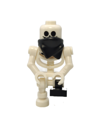 Skeleton with Scarf and Short Black Leg, gen094 Minifigure LEGO®