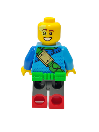 Mateo - Bright Green Utility Belt, drm003 Minifigure LEGO®