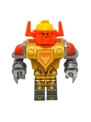 Axl - Trans-Neon Orange Visor, nex137 Minifigure LEGO®