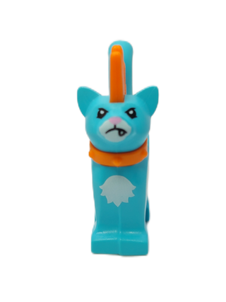 Cat Standing with Molded Orange Mohawk, 39742pb02 Minifigure LEGO®