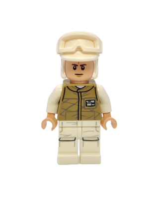 Hoth Rebel Trooper Dark Tan Uniform (Frown), sw0735 Minifigure LEGO®