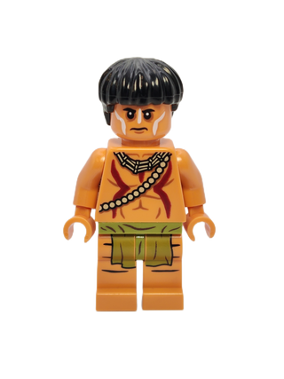 Hovitos Warrior, iaj054 Minifigure LEGO® Like New