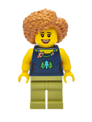 Female - Dark Blue Top with Trees, cty1523 Minifigure LEGO®   