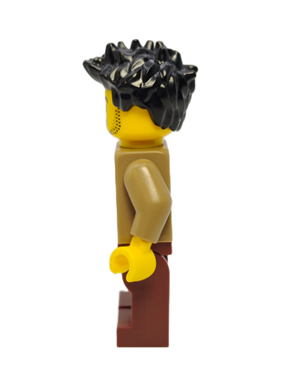 Man with Dark Tan Shirt and Red Overalls, hol260 Minifigure LEGO®