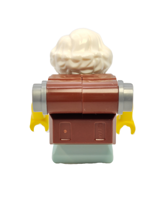 Mrs. Castillo - Reddish Brown and Flat Silver Backpack, drm031 Minifigure LEGO®