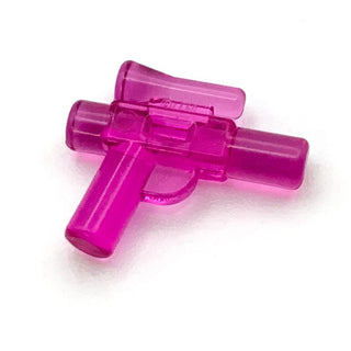Star Wars Small Blaster, Part# 92738 Part LEGO® Prototype Trans-Dark Pink