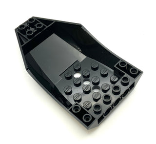 Cockpit 10x6x2 Curved, Part# 47406 Part LEGO® Black