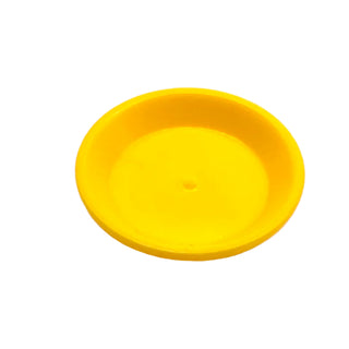Friends Accessories Dish, Round, Part# 93082f Part LEGO® Yellow