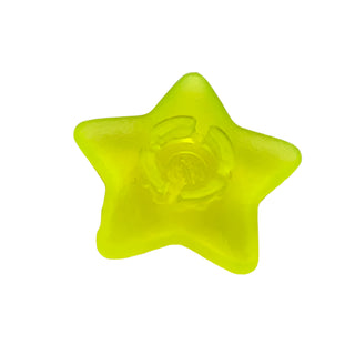 Clikits, Icon Star 2 x 2 Small with Pin, Frosted (Solid and Transparent Colors), Part# 45463 Part LEGO®