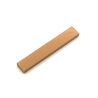Tile 1x6, Part# 6636 Part LEGO® Medium Nougat 1 Part