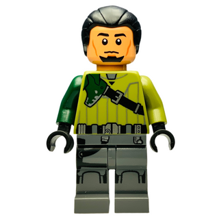 Kanan Jarrus - Black Hair and Eyebrows, sw0577 Minifigure LEGO® Like New