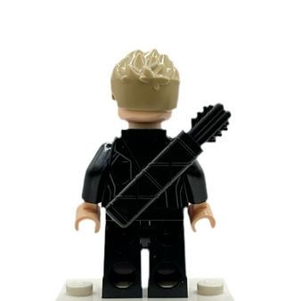 Hawkeye - Black and Dark Red Suit, Dark Tan Hair, Quiver, Silver Boot Tips, sh0969 Minifigure LEGO®