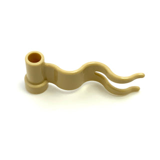 Flag 4x1 Wave Right, Part# 4495b Part LEGO® Tan