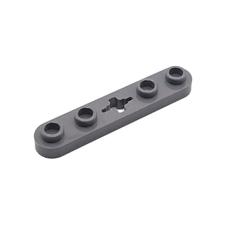 Technic, plate 1x5 with Smooth Ends, 4 Studs and Center Axle Hole, Part# 32124 Part LEGO® Dark Bluish Gray