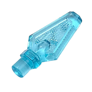 Minifigure, Weapon Spear Tip, Part# 27257 Part LEGO® Trans-Light Blue