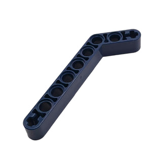 Technic Liftarm, Modified Bent Thick 1x9 (7-3), Part# 32271 Part LEGO® Dark Blue