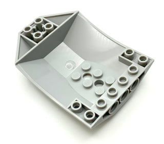 Cockpit 8x6x2 Curved, Part# 42021 Part LEGO® Light Bluish Gray