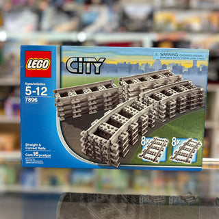 Straight & Curved Rails, 7896 Building Kit LEGO®