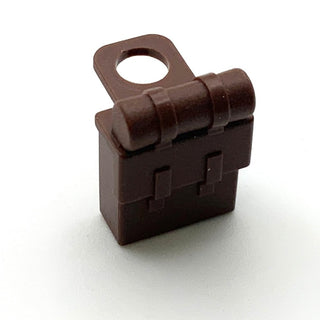 Minifigure Body Wear, Backpack Non-Opening, Part# 2524 Part LEGO® Reddish Brown  