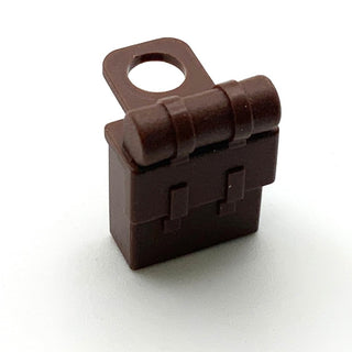 Minifigure Body Wear, Backpack Non-Opening, Part# 2524 Part LEGO® Reddish Brown