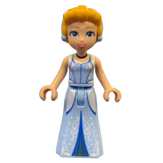 Cinderella - Bright Light Blue and Metallic Light Blue Dress, dp205 Minifigure LEGO®