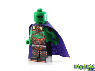 GREEN MARTIAN McF Custom Printed & Inspired DC Lego Minifigure Custom minifigure BigKidBrix