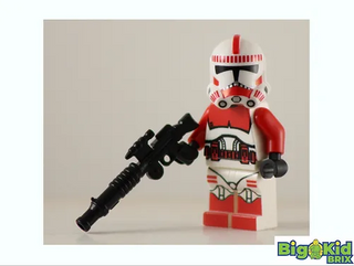 Shock Trooper Red Star Wars Custom Printed LEGO Minifigure Custom minifigure BigKidBrix