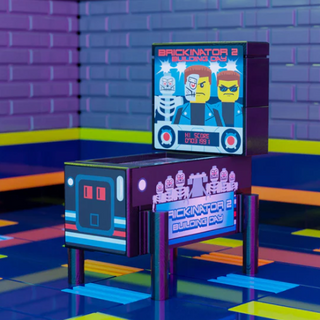 Brickinator 2 Building Day Pinball Arcade Machine Building Kit B3 Customs