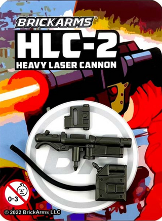 BRICKARMS HLC-2 Heavy Laser Cannon Custom, Accessory Brickarms