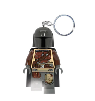 LEGO® The Mandalorian/Din Djarin Brown Durasteel Armor Keychain LED Light 3” Keychain LEGO®