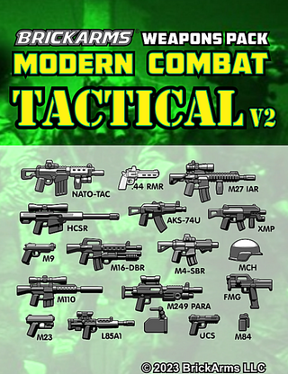 BRICKARMS MODERN COMBAT TACTICAL v2 WEAPONS PACK Accessories Brickarms   