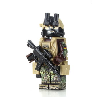KSK Kommando Spezialkrafte German Special Forces Commando Custom Minifigure Custom minifigure Battle Brick   