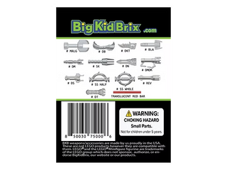 Space Villain Metallic Hilt Pack Custom, Accessory BigKidBrix