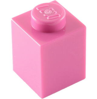Brick 1x1, Part# 3005 Part LEGO® Dark Pink  