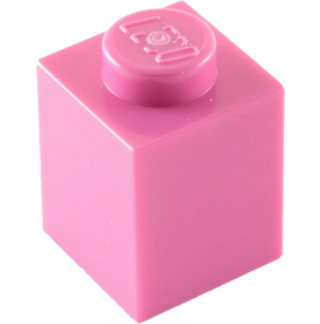 Brick 1x1, Part# 3005 Part LEGO® Dark Pink 1 Part