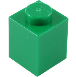 Brick 1x1, Part# 3005 Part LEGO® Green  