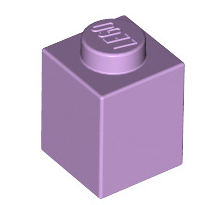 Brick 1x1, Part# 3005 Part LEGO® Lavender 1 Part