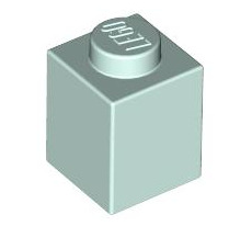 Brick 1x1, Part# 3005 Part LEGO® Light Aqua 1 Part