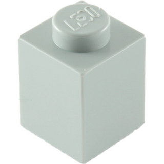 Brick 1x1, Part# 3005 Part LEGO® Light Bluish Gray 1 Part