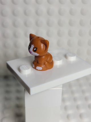 Kitten, sitting w/ White Muzzle, 69902pb01 LEGO® Animals LEGO®
