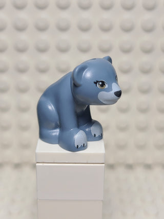 Bear Cub, Sand Blue w/ White Paws and Muzzle LEGO® Animals LEGO®