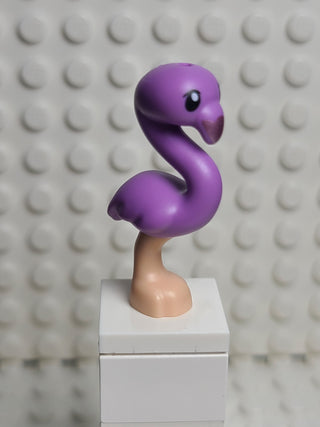 Flamingo, Medium Lavender Body and Metallic Pink Beak LEGO® Animals LEGO®