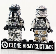 Driver Camo White Trooper- CAC Custom minifigure Clone Army Customs
