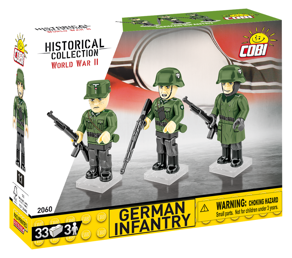 COBI Germany Infantry Figures: Set #2060 – United Brick Co®