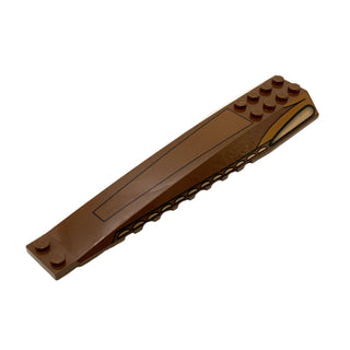 Wedge 16 x 4 Triple Curved with Reinforcements with Geonosian Fighter Pattern, Part# 45301px1 Part LEGO®